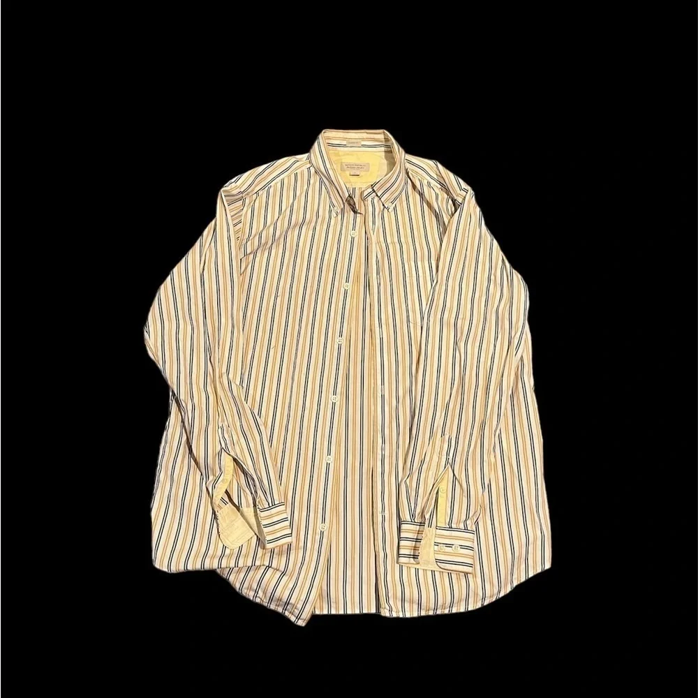Banana Republic Striped Button down dress shirt Sz L - Picture 1 of 3